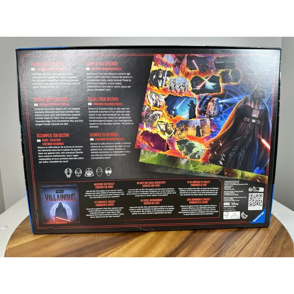 Ravensburger Star Wars Villainous Kylo‎ Ren 1000 Piece Puzzle Kids